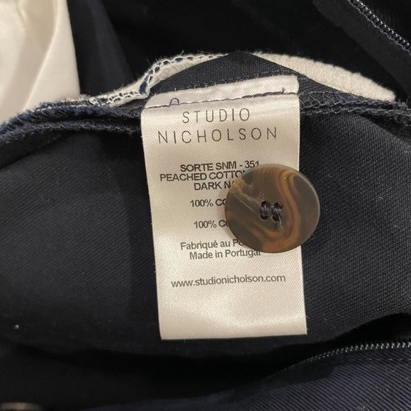 Studio Nicholson navy Sorte pants/trousers, size L - Picture 10 of 10